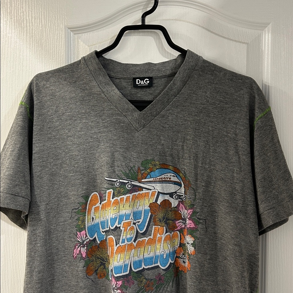 D&G Gray Gateway to Paradise T-Shirt